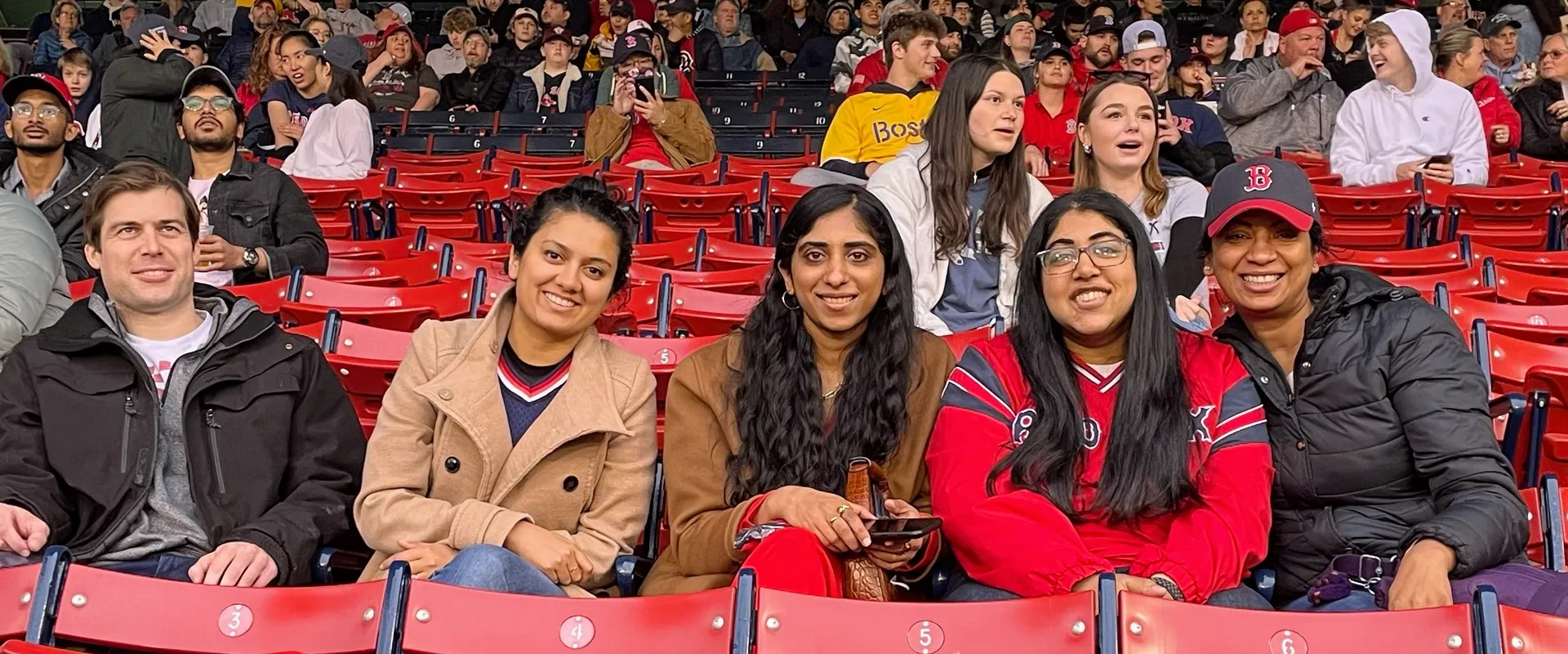 SABA GB members at a Red Sox outing at Fenway Park